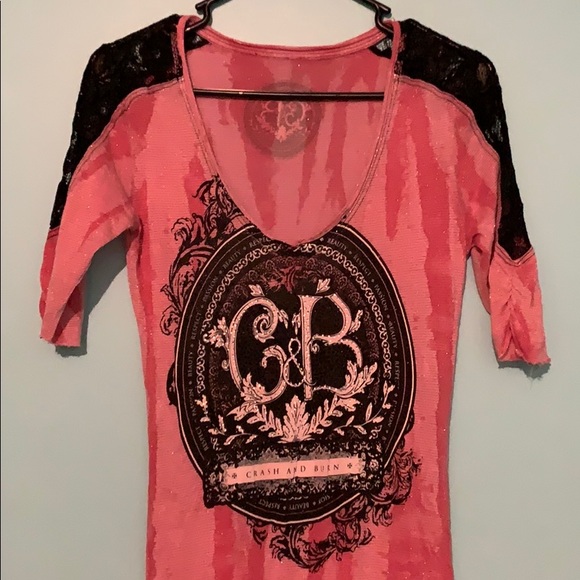 Crash & Burn Tops Crash And Burn Tshirt Poshmark